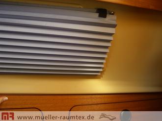 Plissee Vorhang für Bootsfenster Sichtschutz